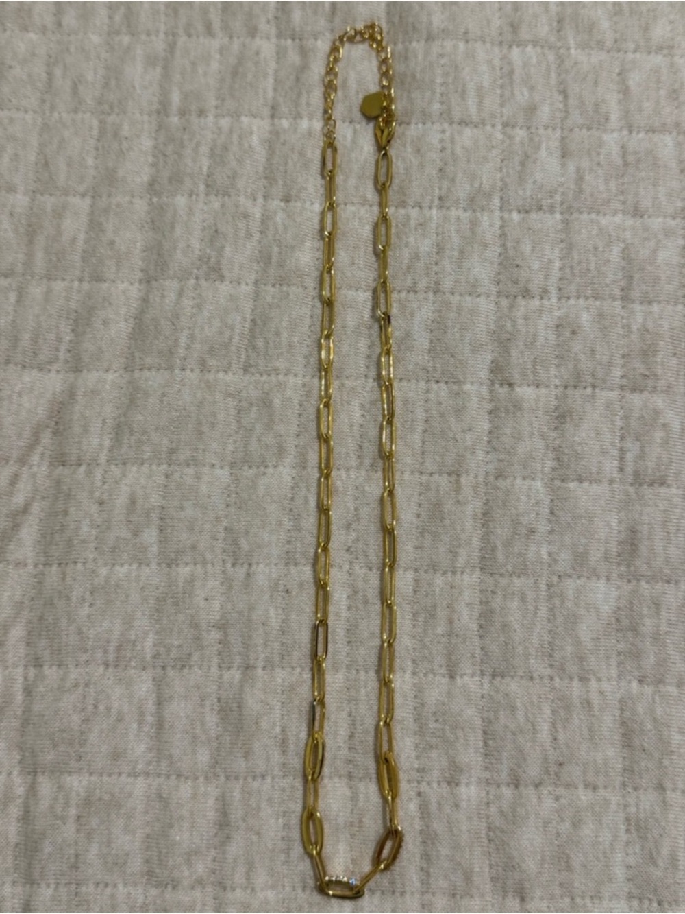 Touchstone Crystal by Swarovski Gold Chain Necklace